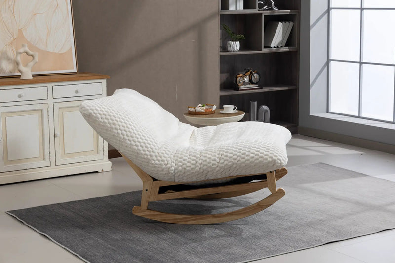 Bean Bag Rocking Chair with Solid Wood Frame by HouseOfZazla