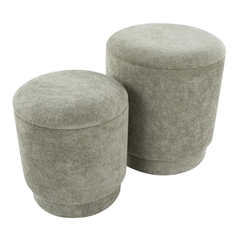 Marla - Upholste Contemporary Ottoman Set by Unique Piece Furniture