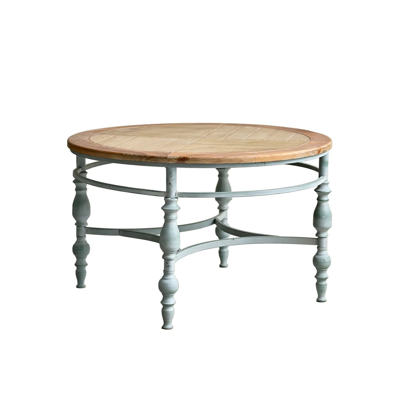 Round Top Carved Table For Living Room by Unique Piece Furniture