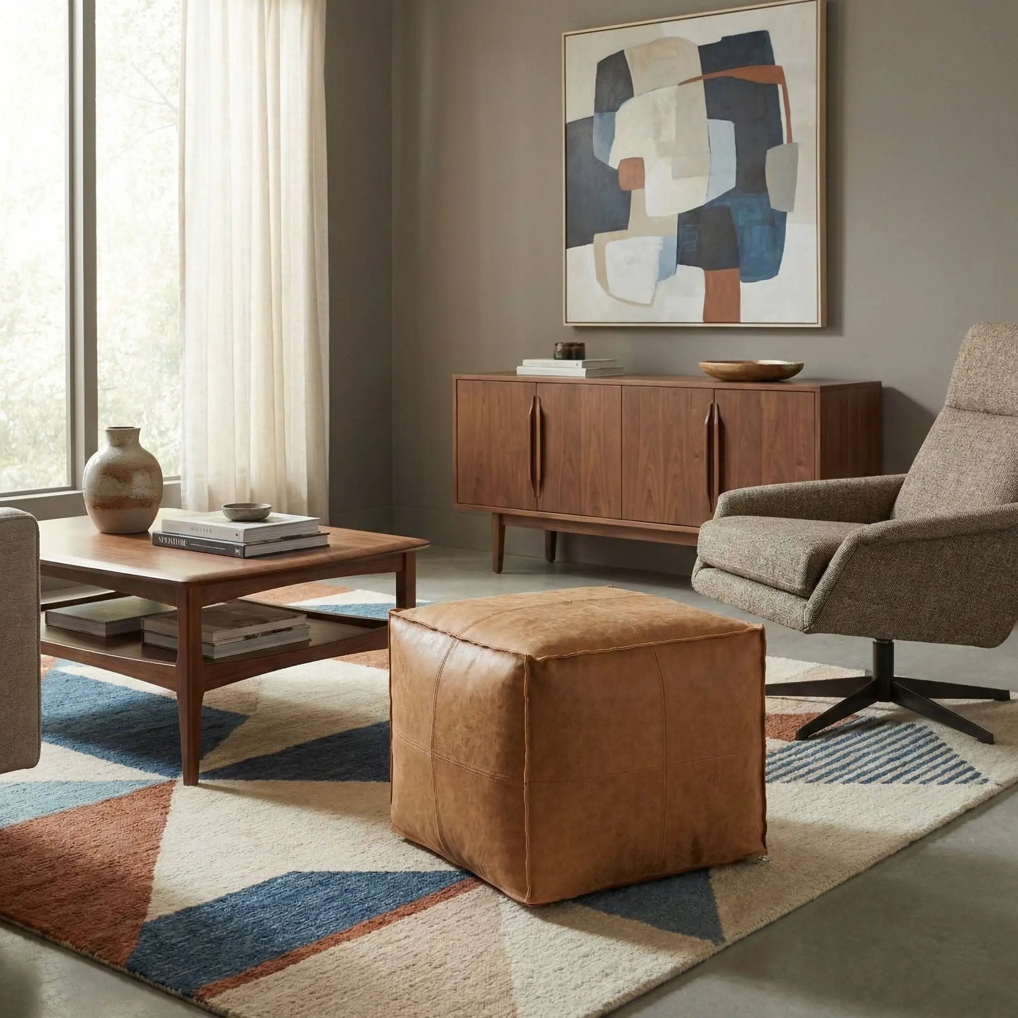 Brody - Versatile Square Pouf by HouseOfZazla