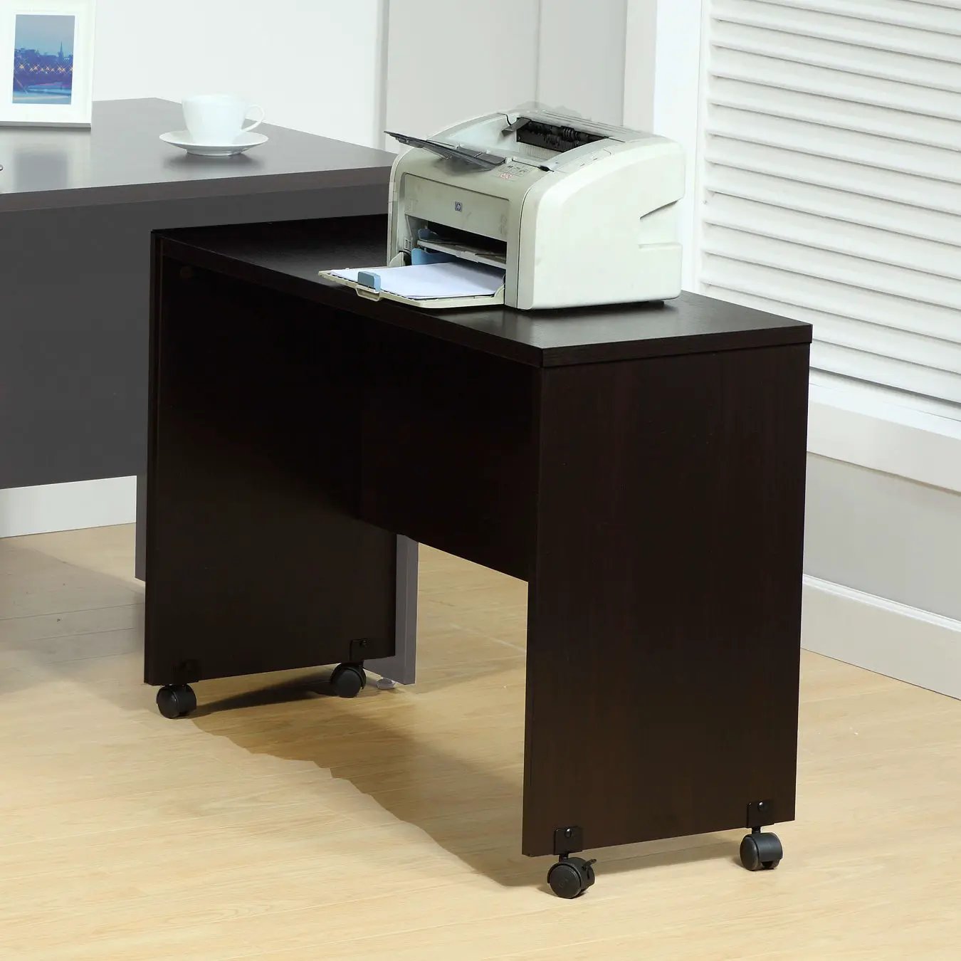 Printer Mobile Stand, Computer Desk, Home Office Desk by HouseOfZazla