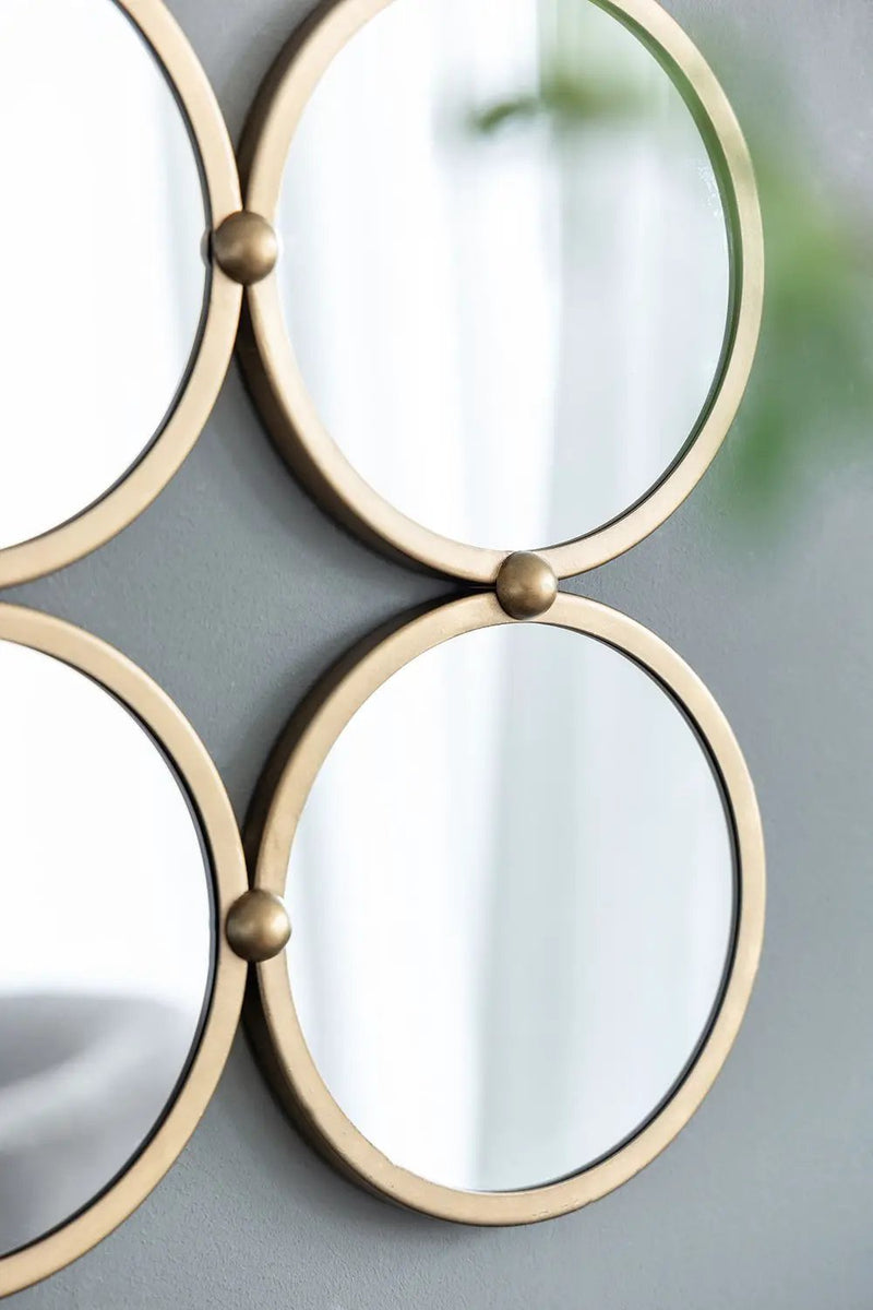 Contemporary Decorative Mirror With Mininalist Style For Bedroom, Liveroom & Entryway - Champagne by Unique Piece Furniture