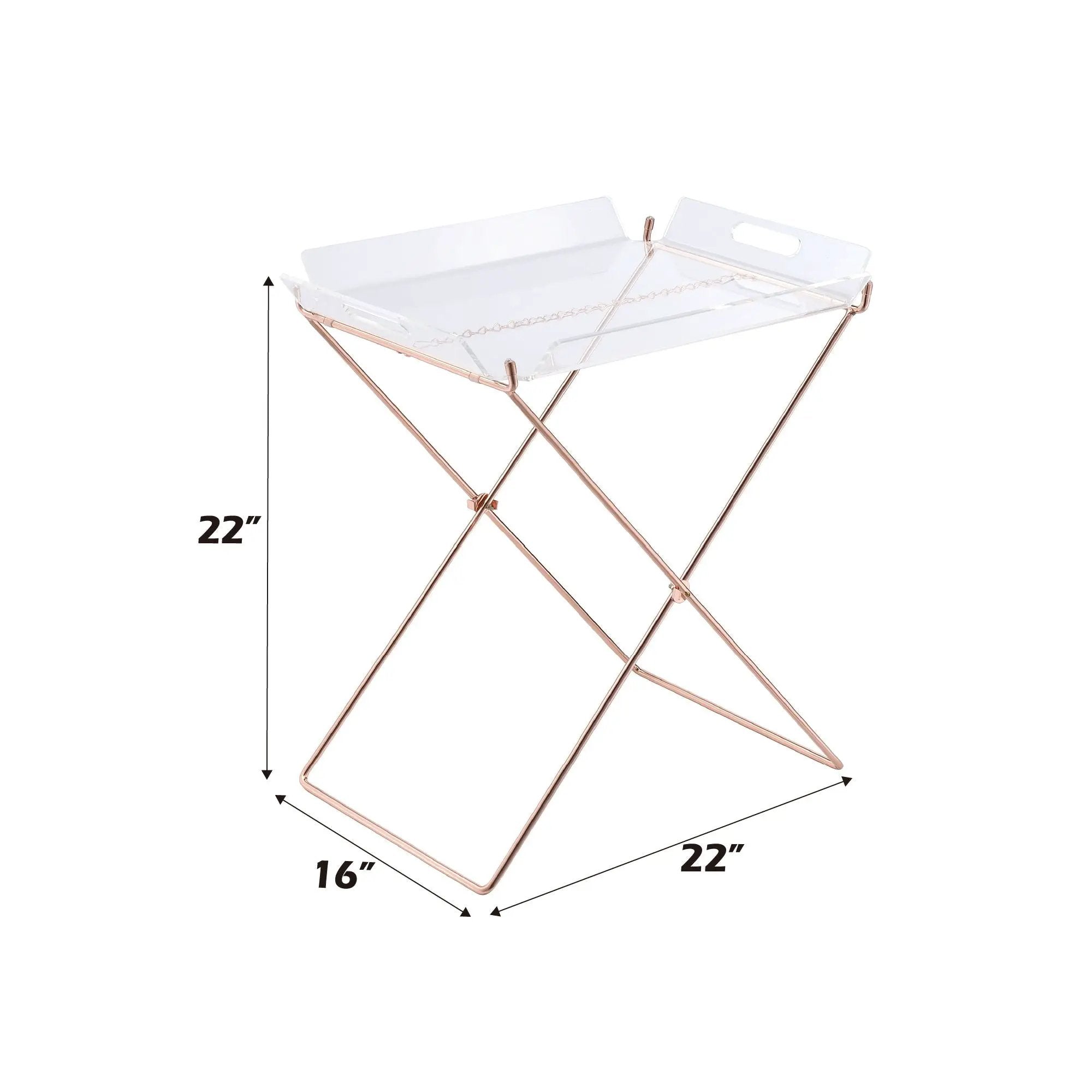 Cercie - Tray Table - Clear by HouseOfZazla