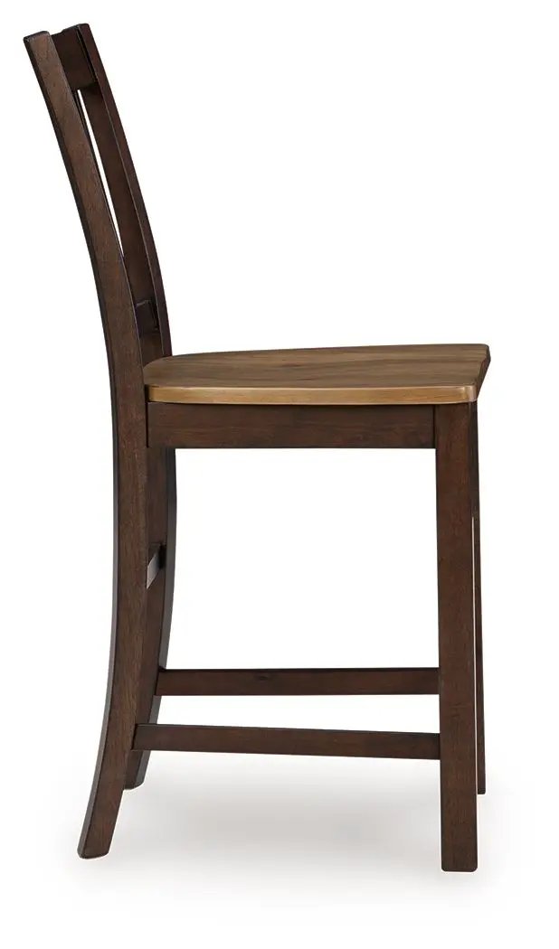 Rylandeen - Barstool (Set of 2) - Light Brown / Dark Brown by Unique Piece Furniture
