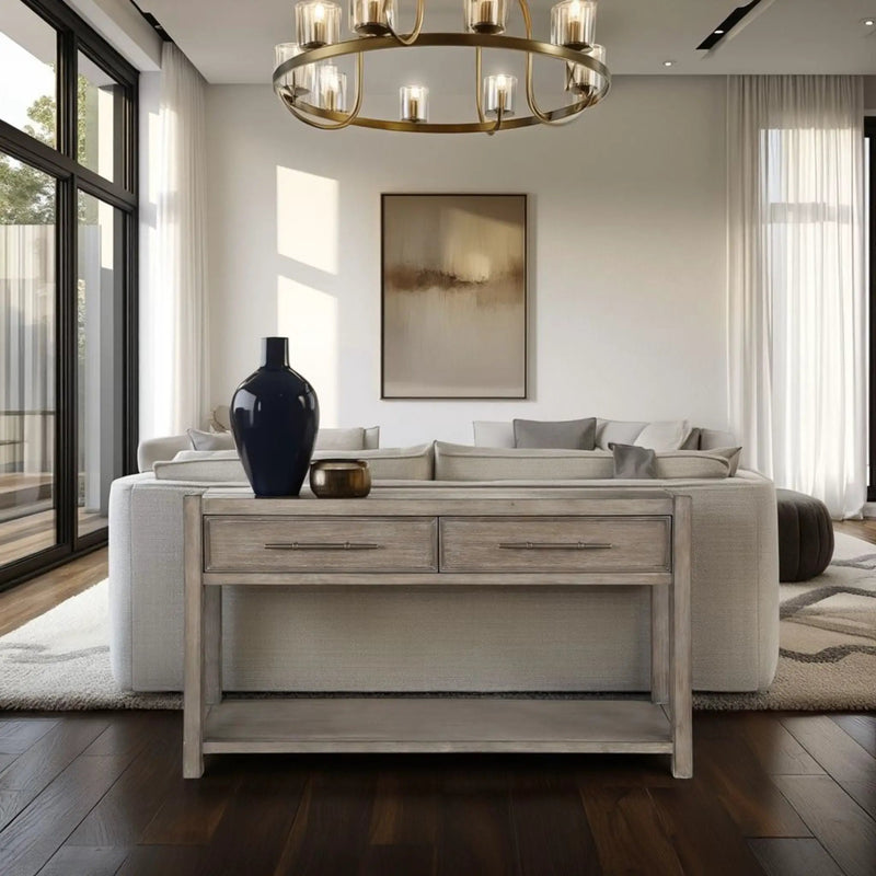 Cypress Lane - Sofa Table - White Oak by Unique Piece Furniture