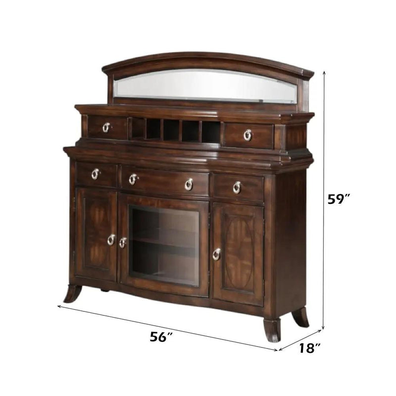 Keenan - 59" Server - Dark Walnut by Unique Piece Furniture