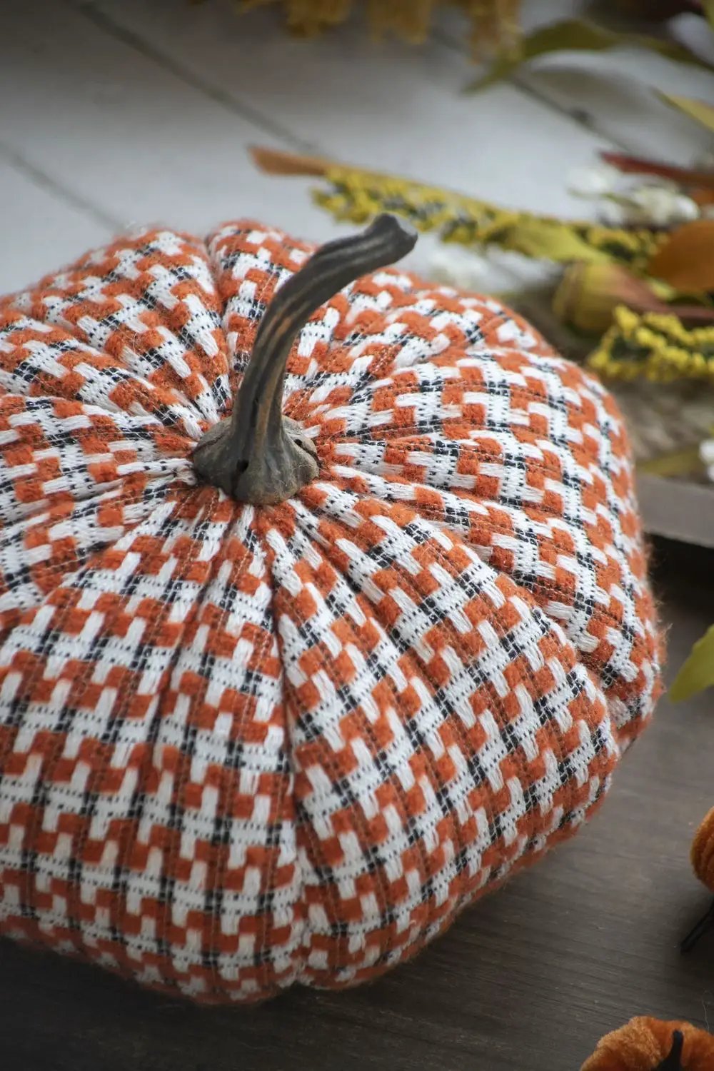 Pumpkin Ornament Decor For Holiday Harvest Festival Fall Festival & Thanksgiving (Set of 2) - Orange Multi by HouseOfZazla