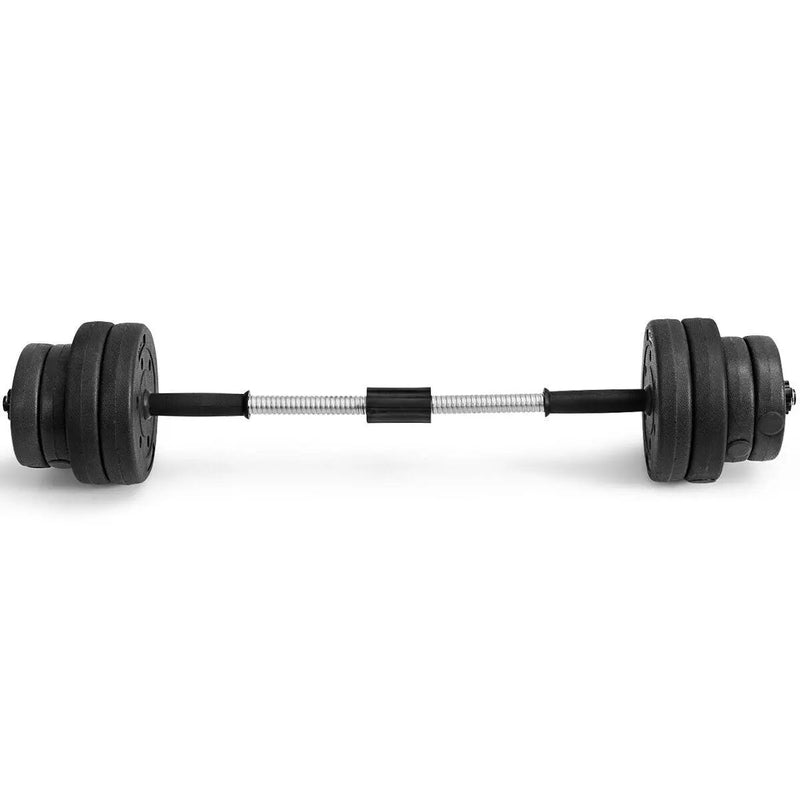 66 Lbs Fitness Dumbbell Weight Set with Adjustable Weight Plates and Handle by DirectDeals