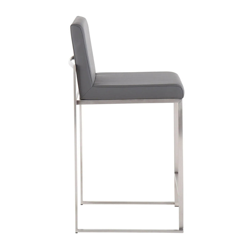 Fuji - Contemporary High Back Counter Stool, Functional Design by HouseOfZazla