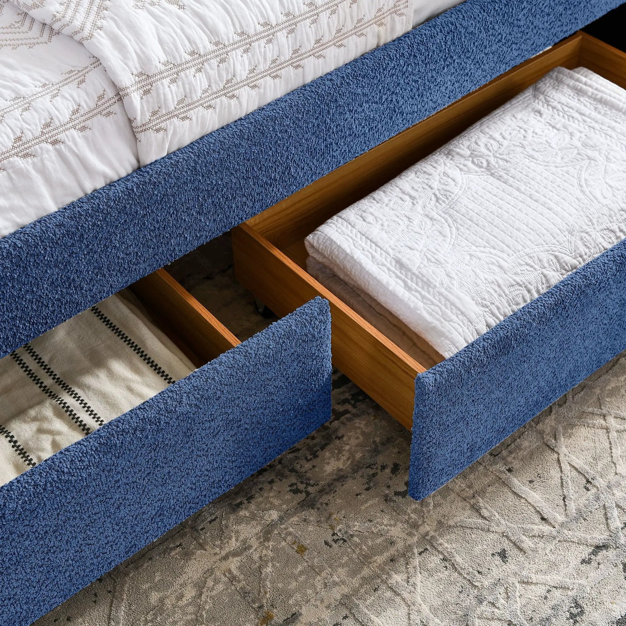 Upholstered Daybed & 2 Drawers by Unique Piece Furniture