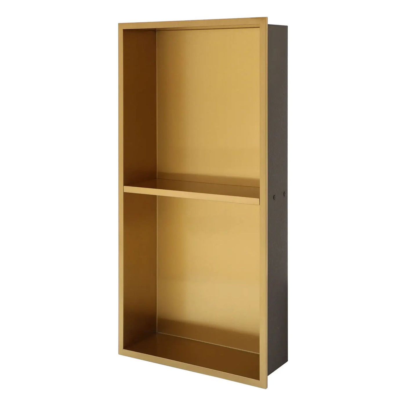 Modern Stainless Steel Shower Niche Double Shelf For Bathroom by HouseOfZazla