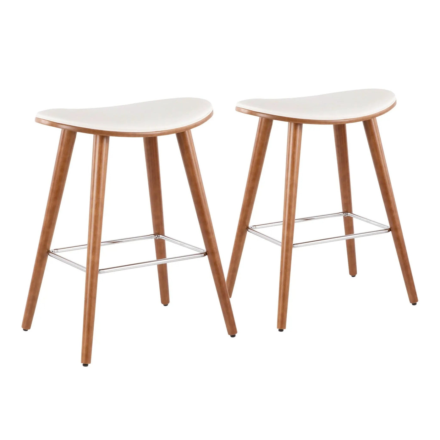 Saddle - Contemporary Counter Stool (Set of 2) by HouseOfZazla