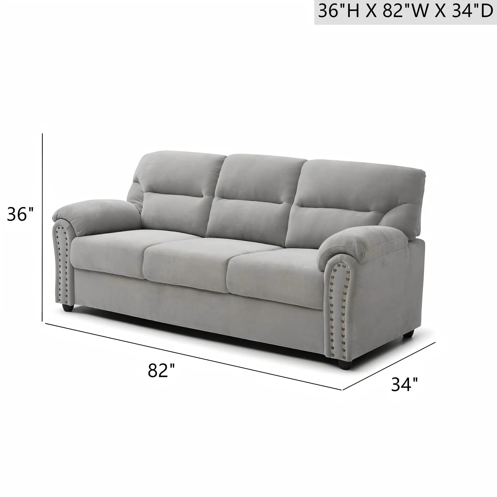 Hamilton - Sofa With Nailhead Trim by Unique Piece Furniture