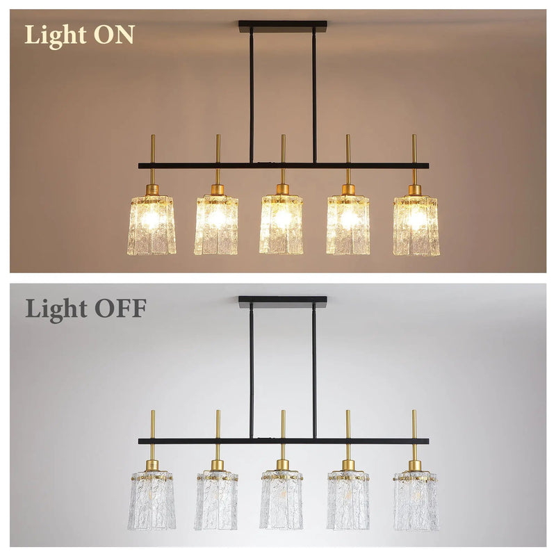 Modern Farmhouse 5-Light Dining Room Chandelier by HouseOfZazla