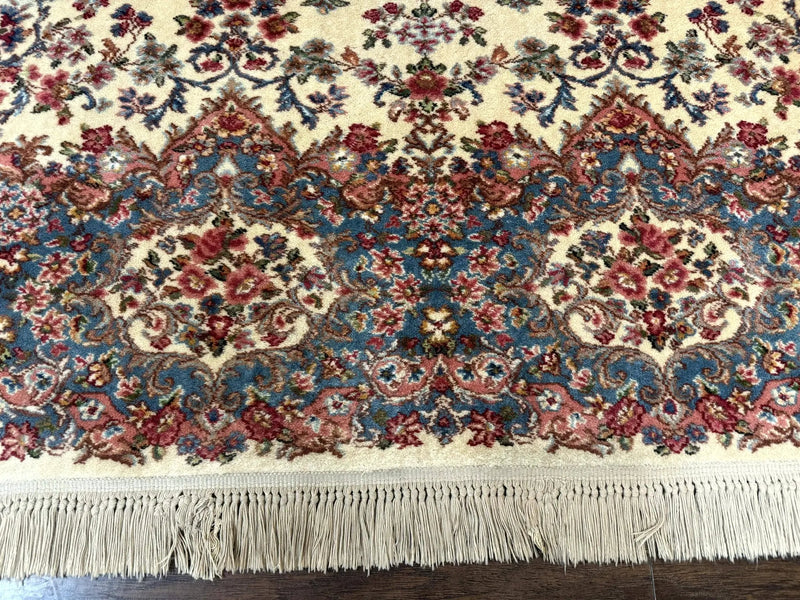 Karastan Rug 8.8 x 12 Ivory Kirman #788, Original 700 Series, Wool Karastan Carpet, Karastan Area Rug, Vintage Karastan, Living Room Rug by Jewel Rugs