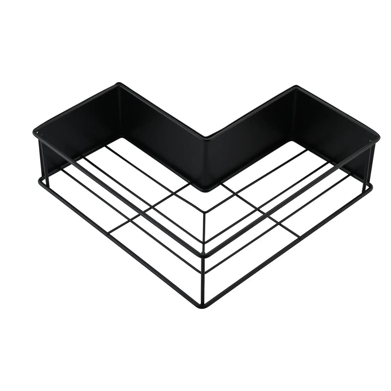 2-Pack Drill-Free Adhesive Corner Shower Caddy Organizer by HouseOfZazla