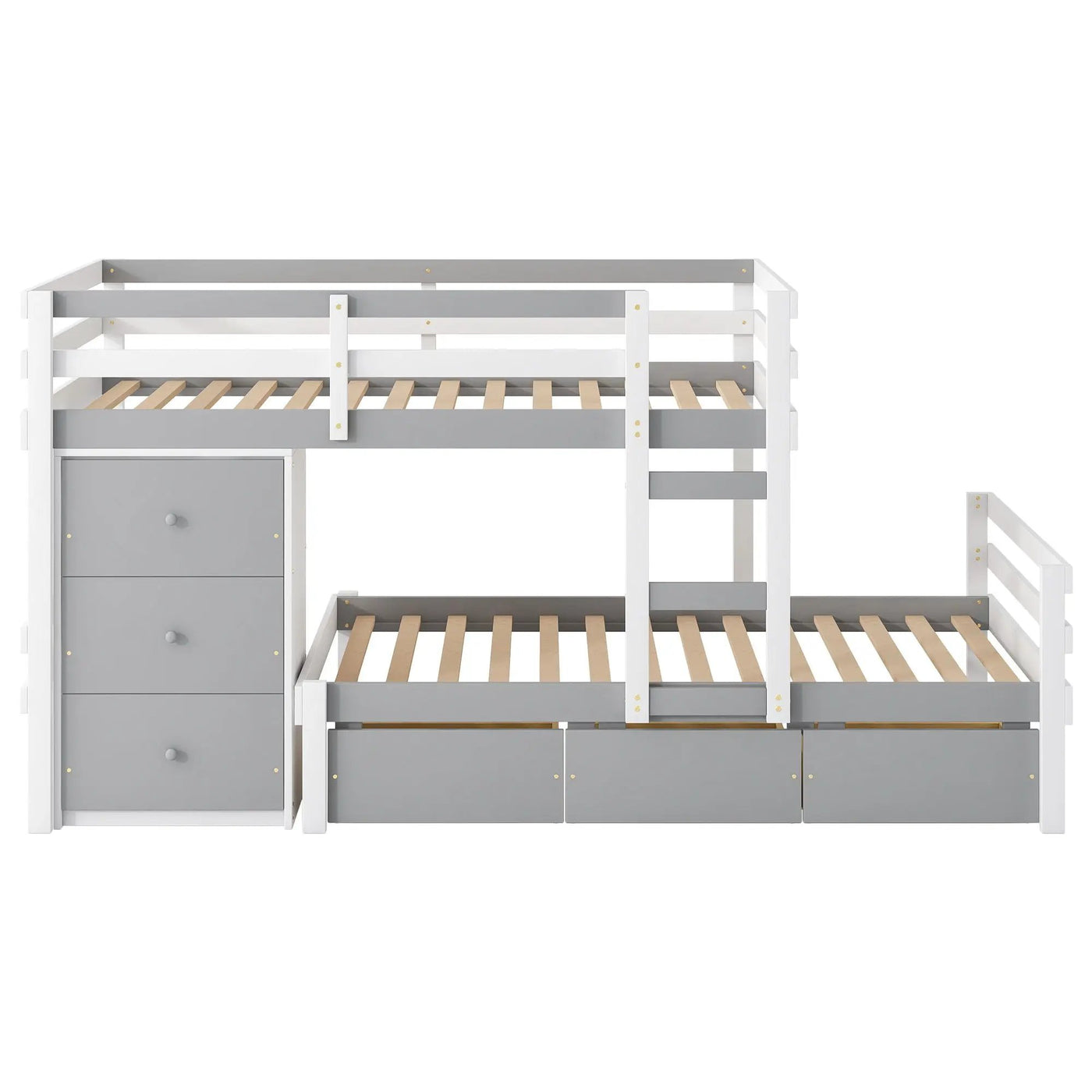 Loft Bunk Bed With Drawers And Ladder by HouseOfZazla
