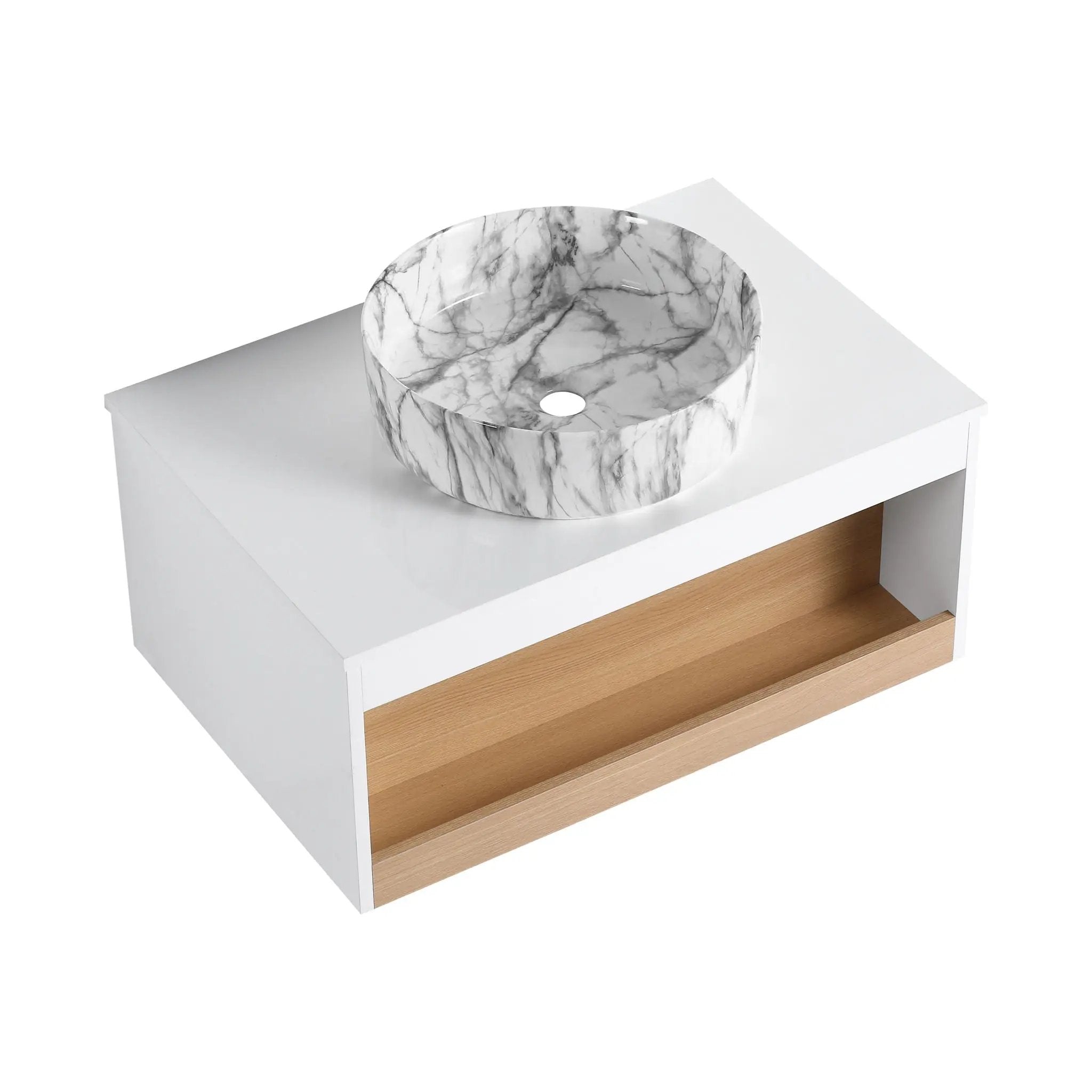 Floating Bathroom Vanity With Vessel Sink by Unique Piece Furniture