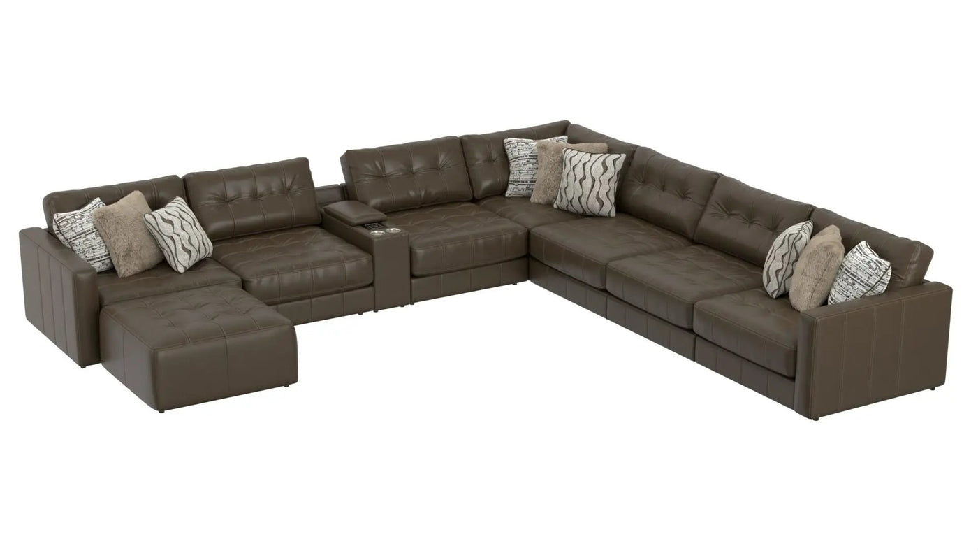 Siena - Modular Sectional And Cocktail Ottoman by Unique Piece Furniture