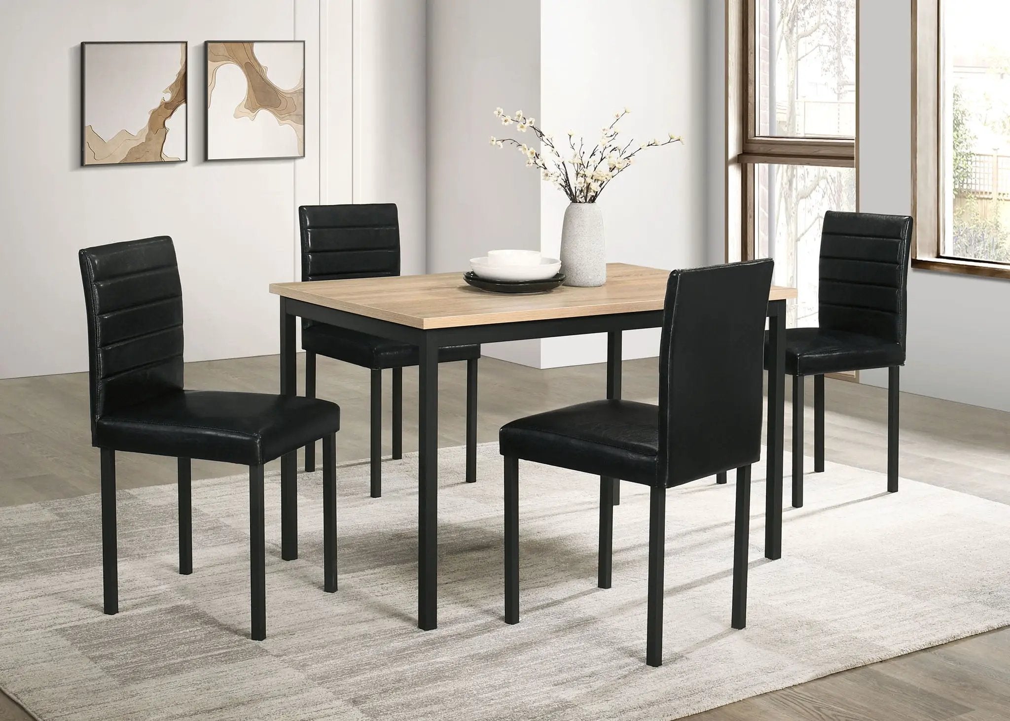 Garza Rectangular 48-inch Dining Table Greige Oak by Unique Piece Furniture