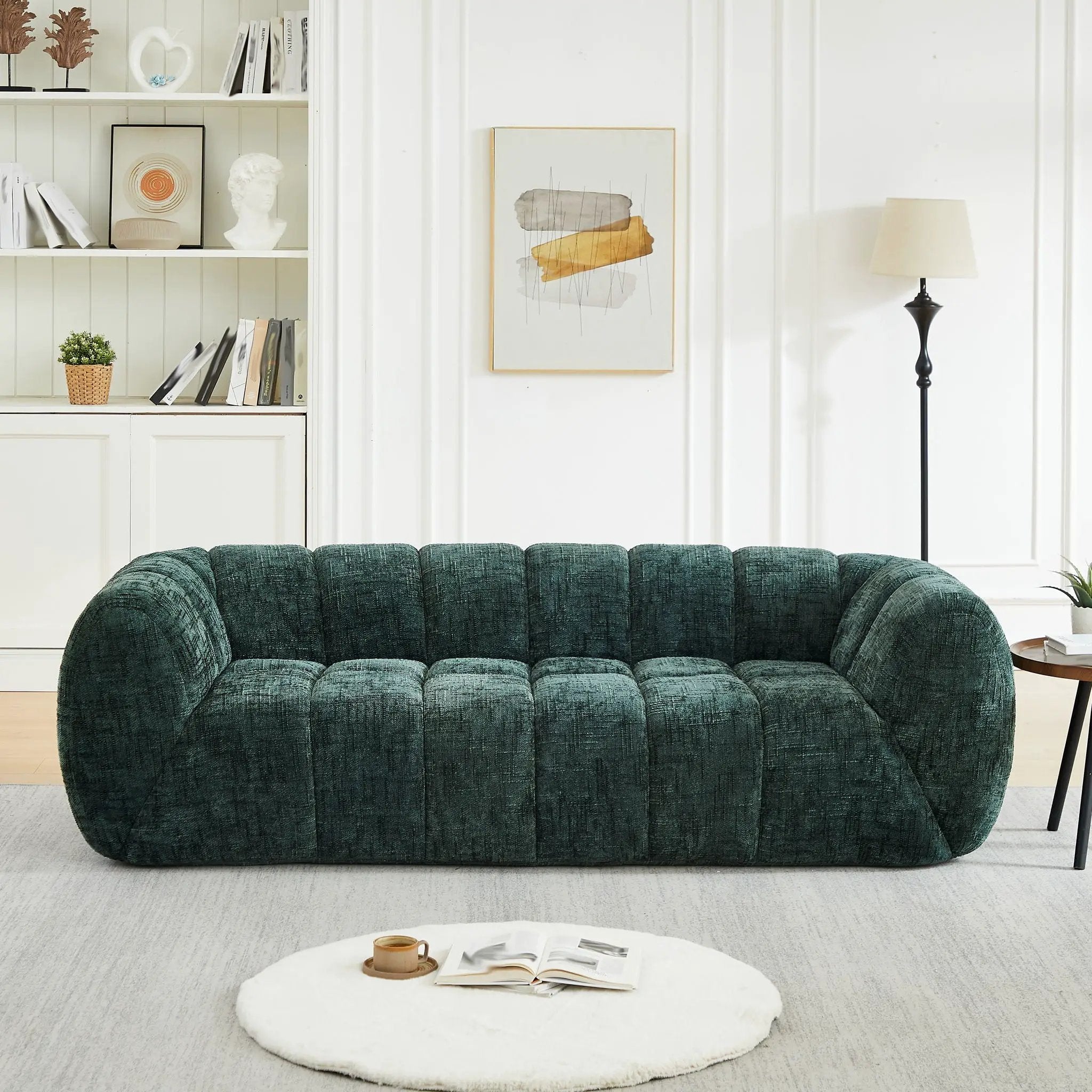 Modern Sofa With Piano Key Backrest by HouseOfZazla