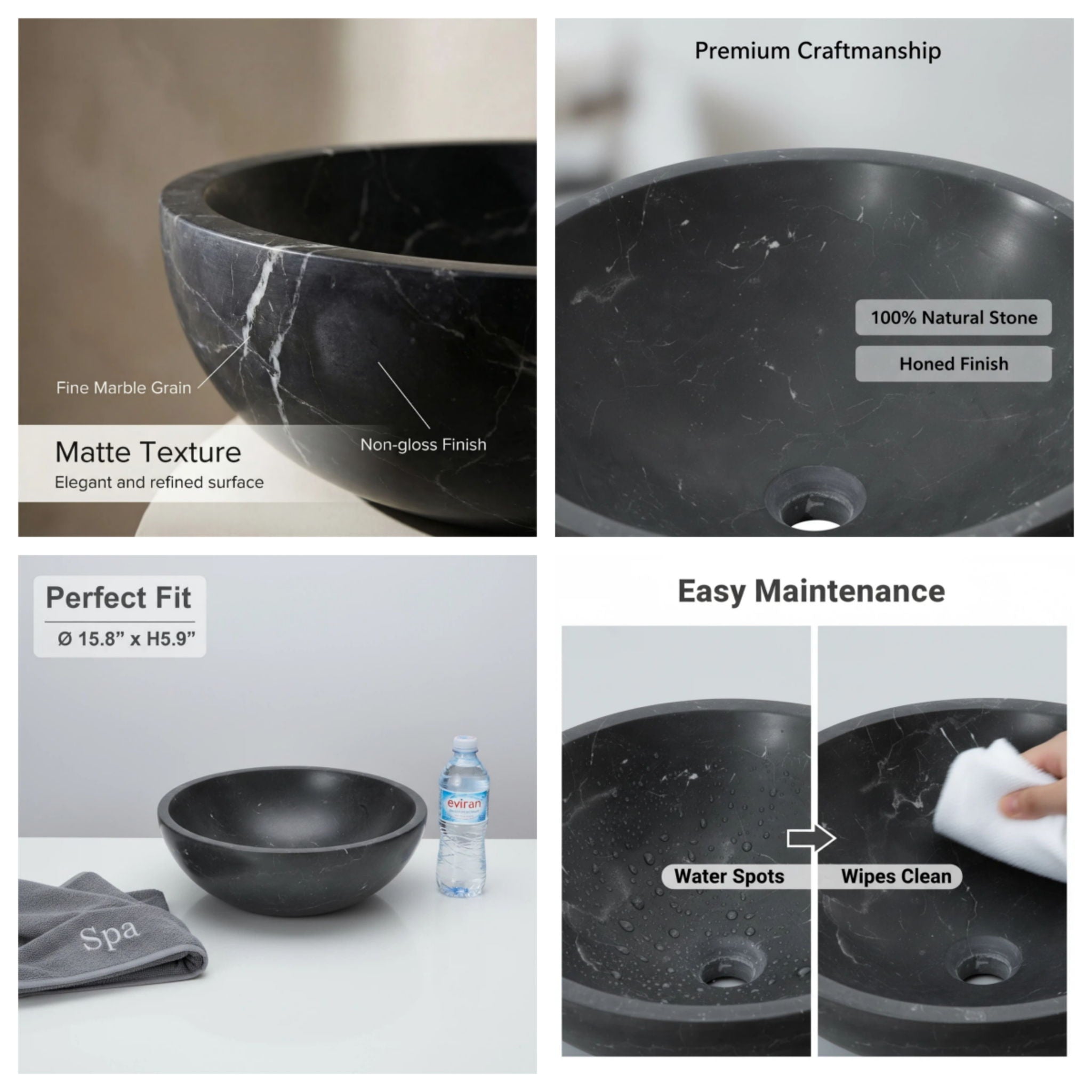 Bathroom Vessel Sink, Circular Design by HouseOfZazla