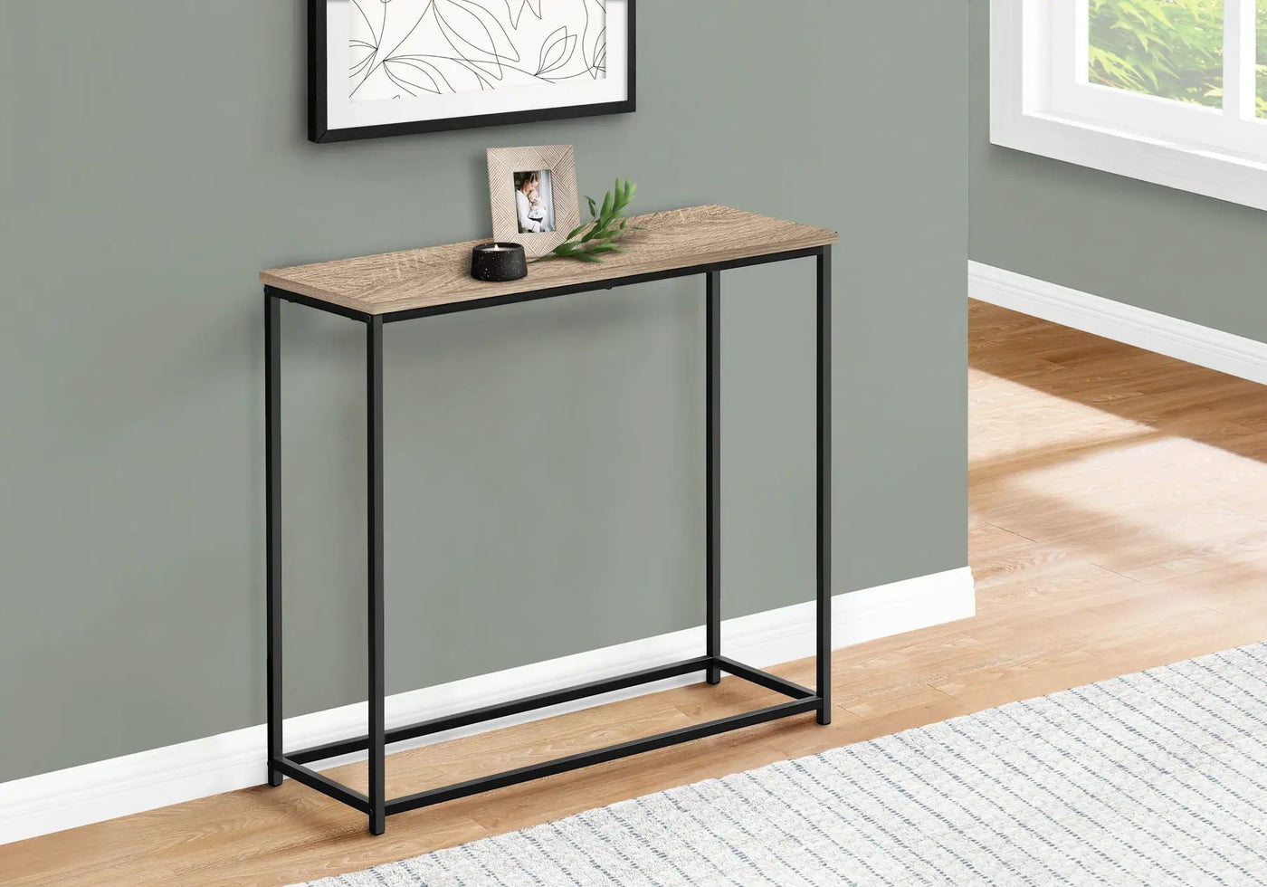 Accent Console Table For Entryway, Stable Support, Contemporary & Modern by HouseOfZazla