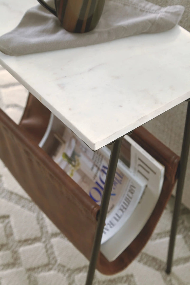 Etanbury - Accent Table - Brown / Black / White by Unique Piece Furniture