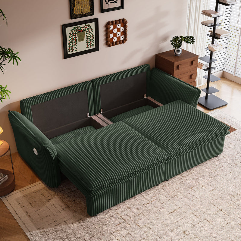 Multi-Functional 85-Inch Convertible Sofa Bed by HouseOfZazla