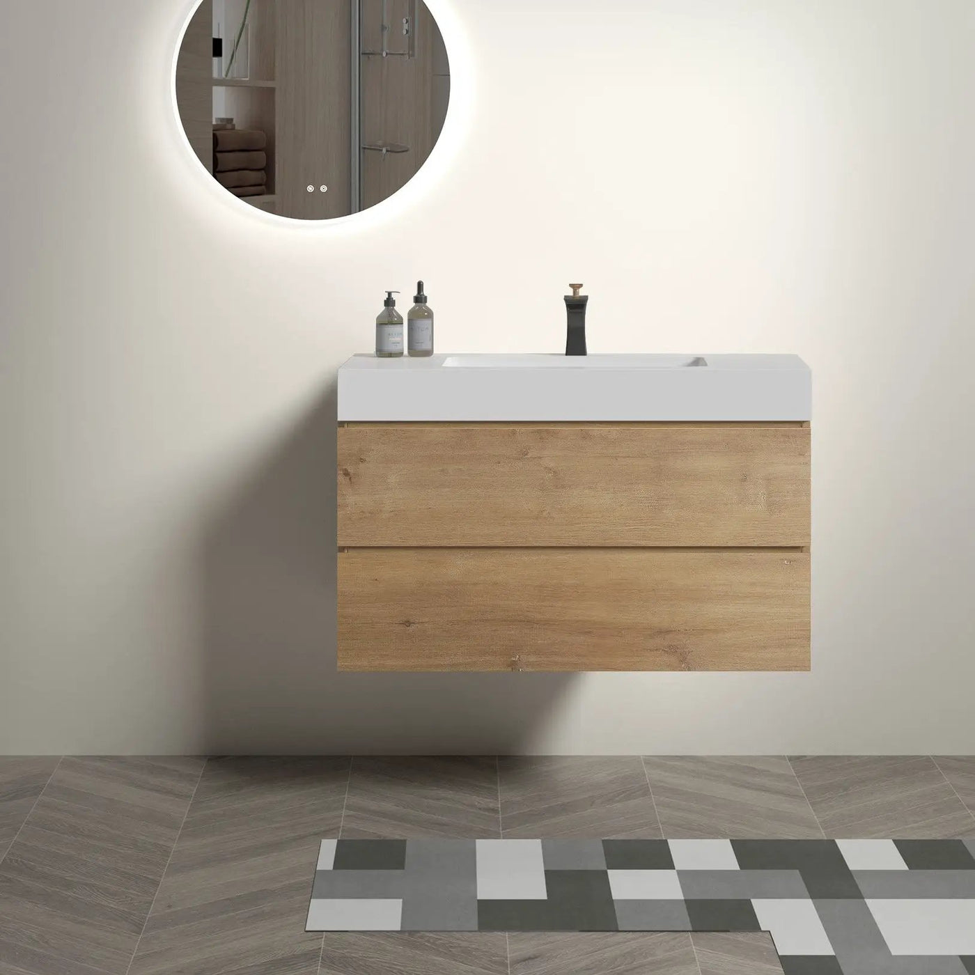 Alice Wall Mounted Bathroom Vanity with Sink by HouseOfZazla