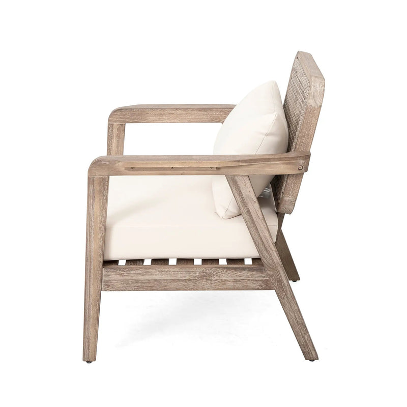 Outdoor Acacia Wood Patio Club Chair by HouseOfZazla