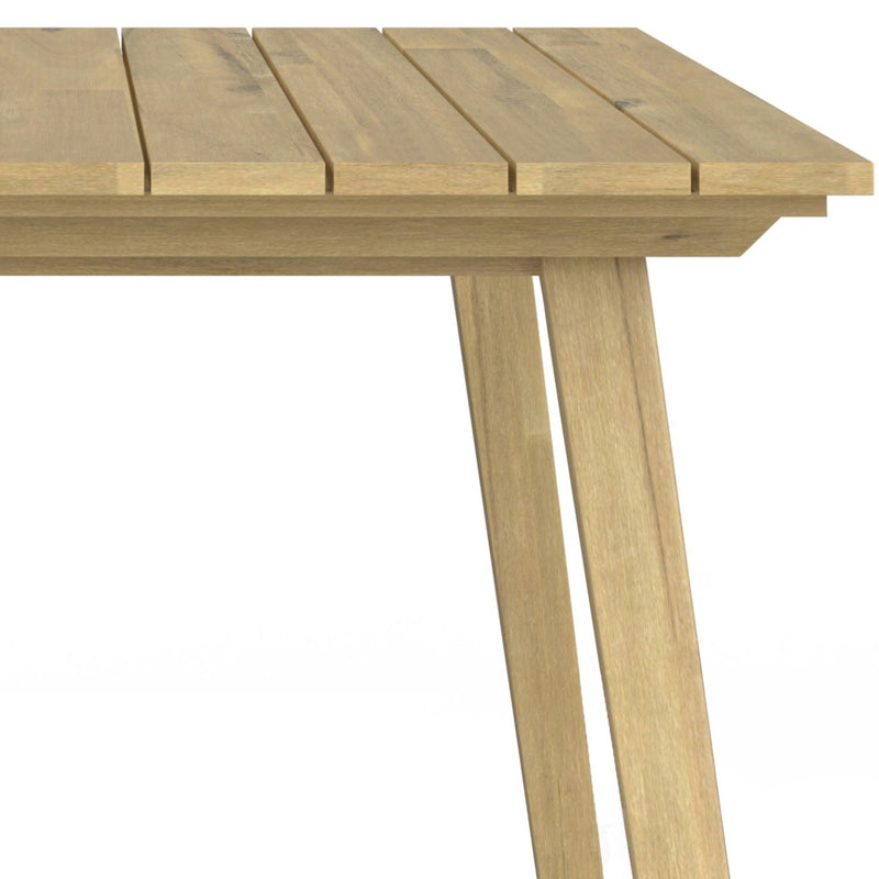 Kona - Outdoor Dining Table - Light Teak by HouseOfZazla