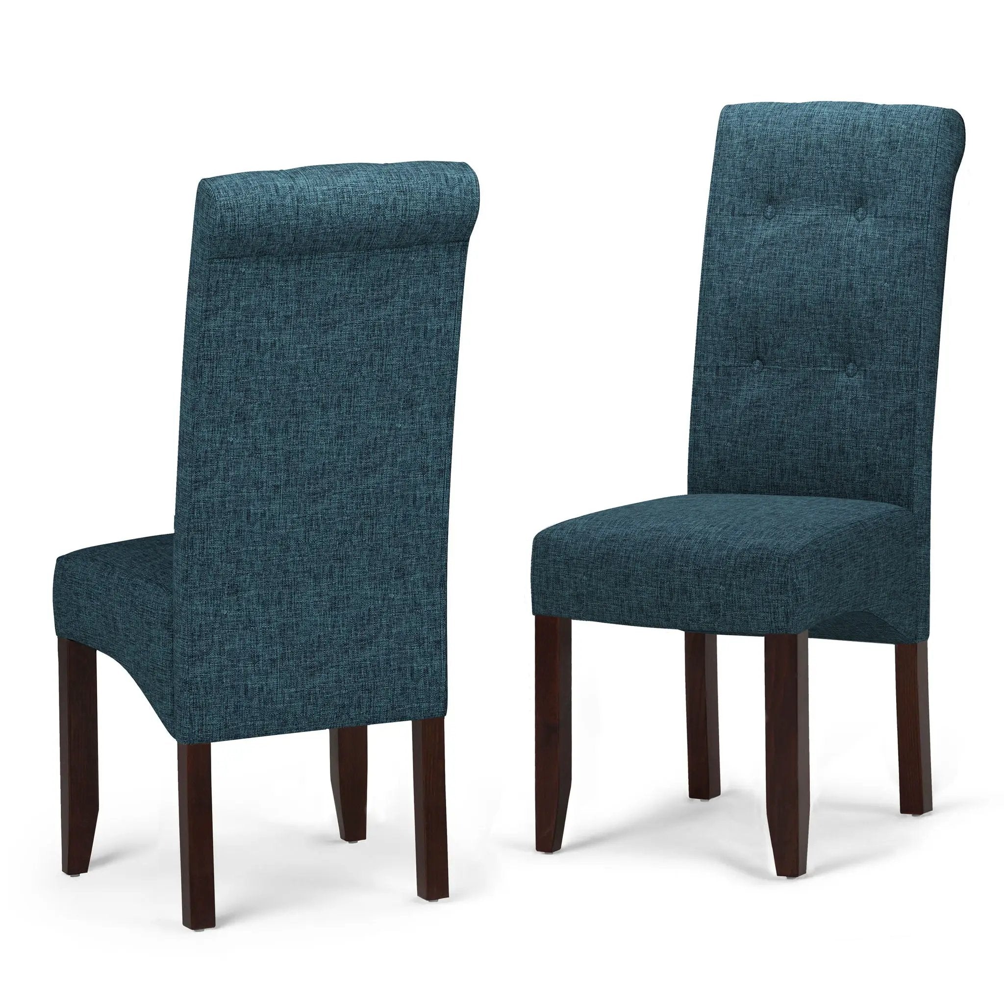 Cosmopolitan - Deluxe Tufted Parson Upholstered Chair (Set of 2) by HouseOfZazla