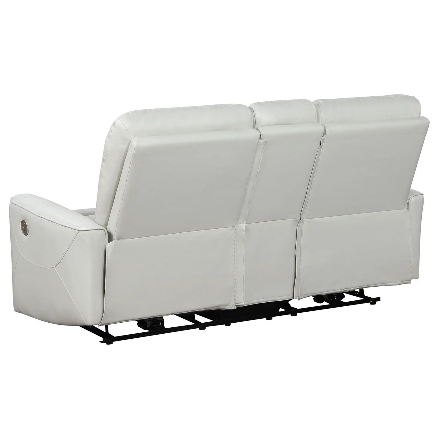 Denson - Power Reclining Loveseat With Console And USB Port by HouseOfZazla