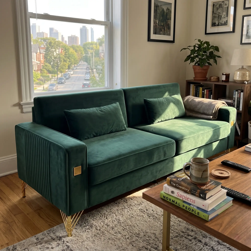 FX-P18-RG2(SOFA) Luxury Emerald by HouseOfZazla