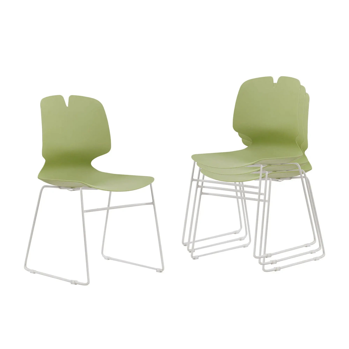 Modern Stacked Office Chairs (Set of 4) by Unique Piece Furniture