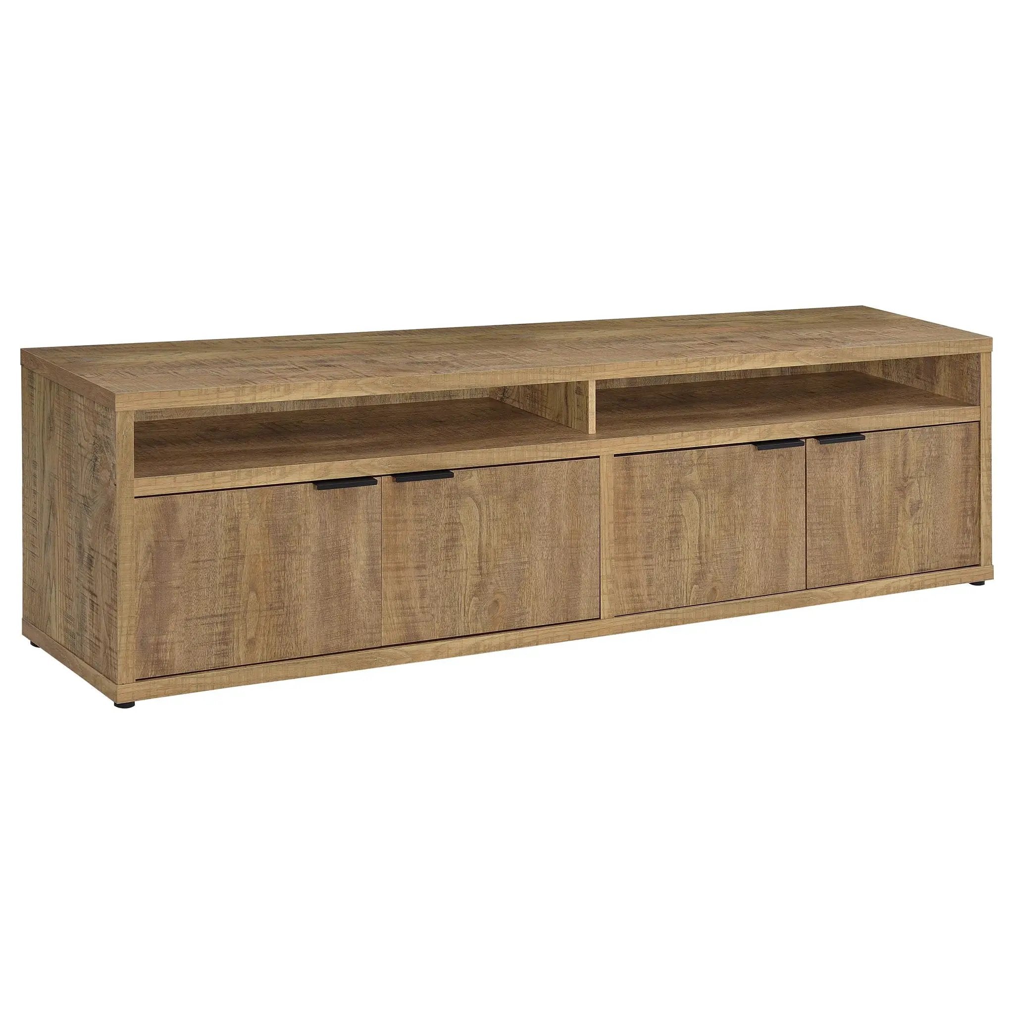 Sentnor 79-inch 4-door Engineered Wood TV Stand Media Console Mango by Unique Piece Furniture