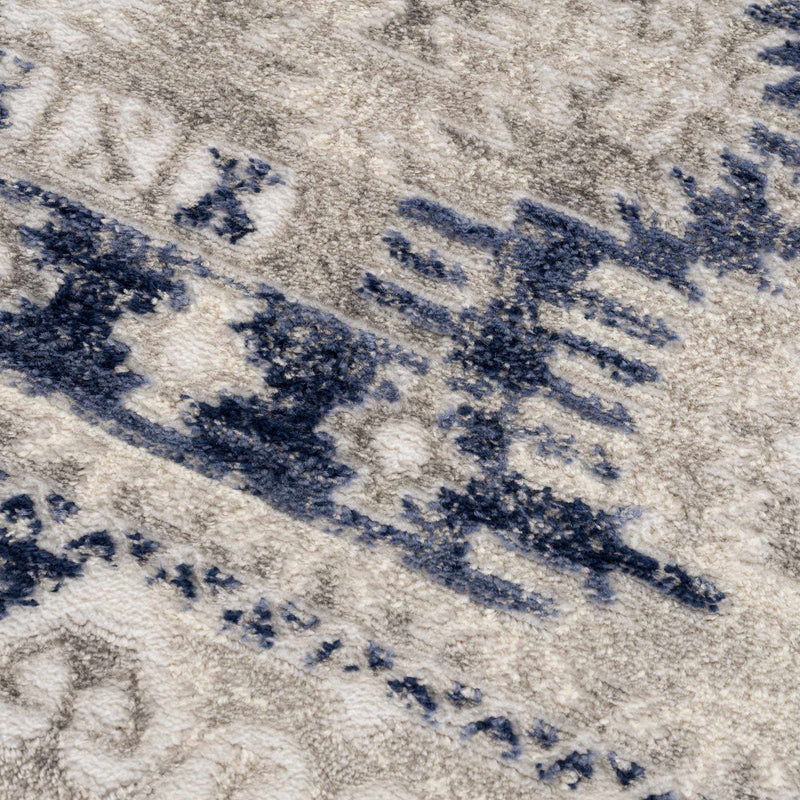 Bindi Navy Area Rug by Hauteloom