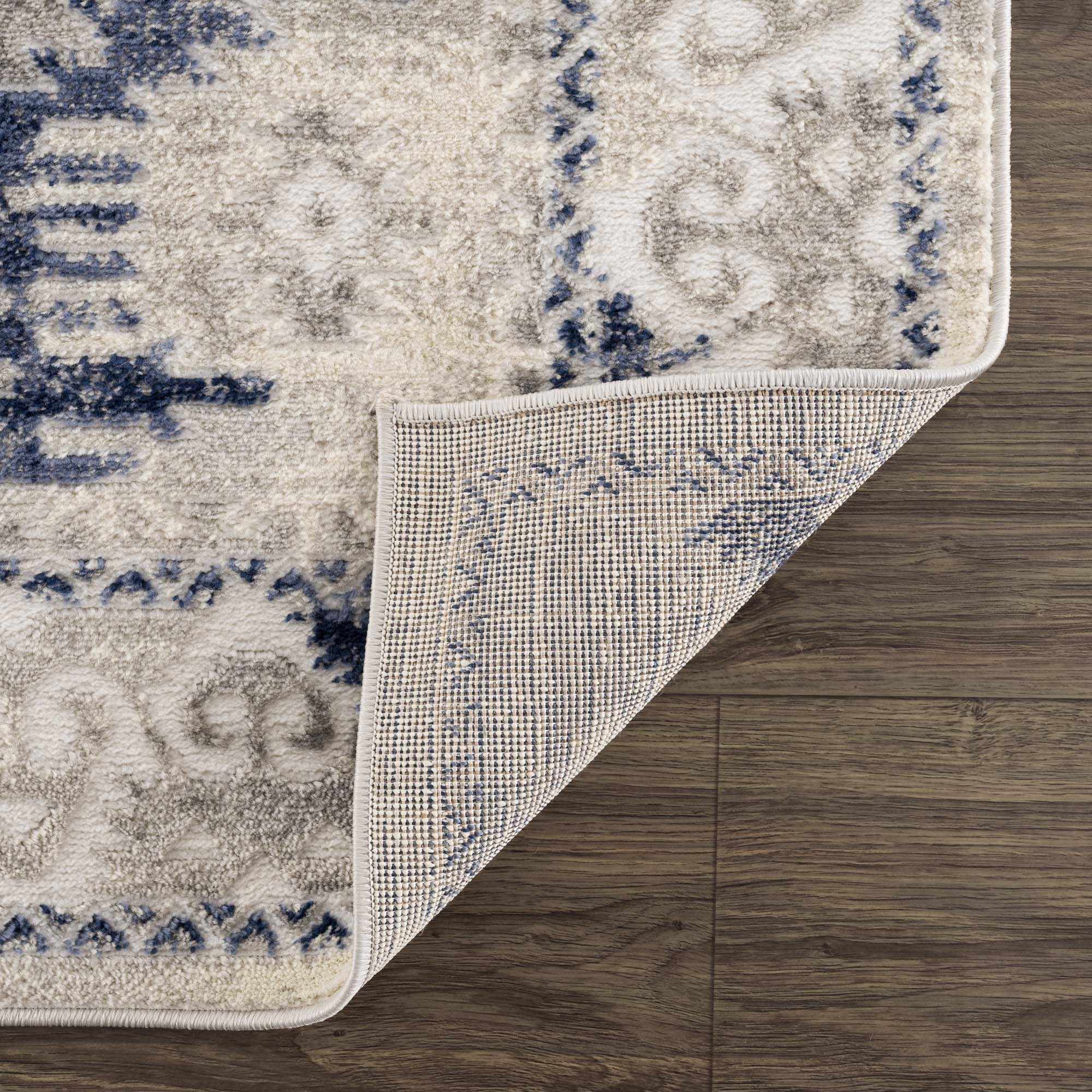 Bindi Navy Area Rug by Hauteloom