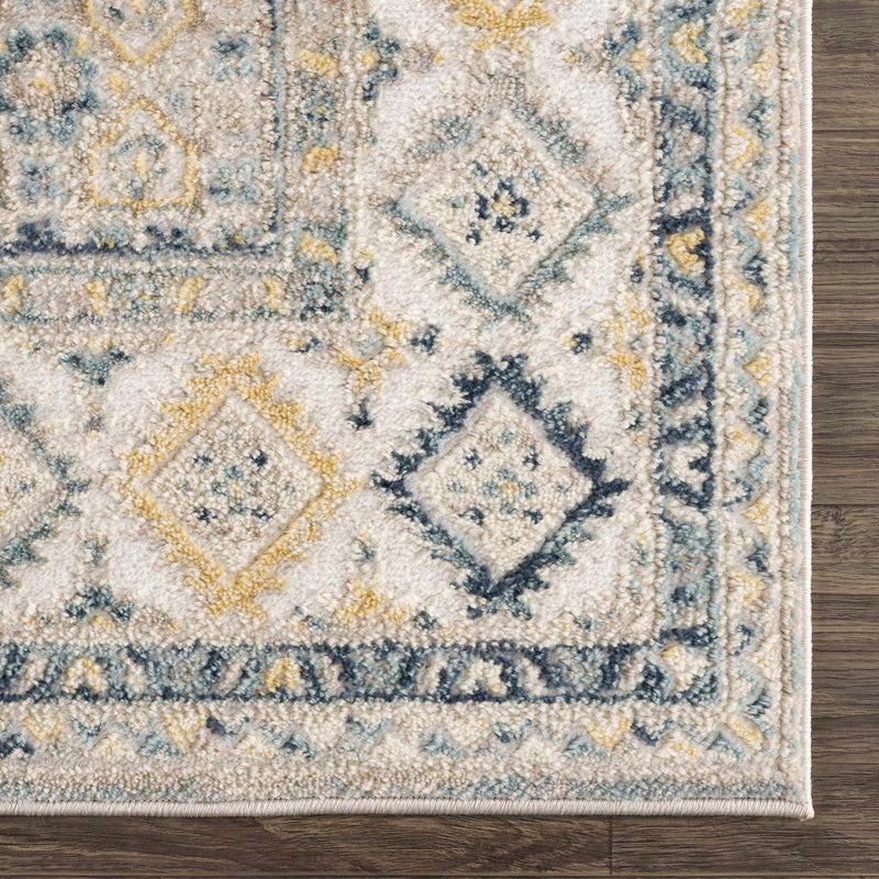 Brend Blue Medallion Area Rug by Hauteloom