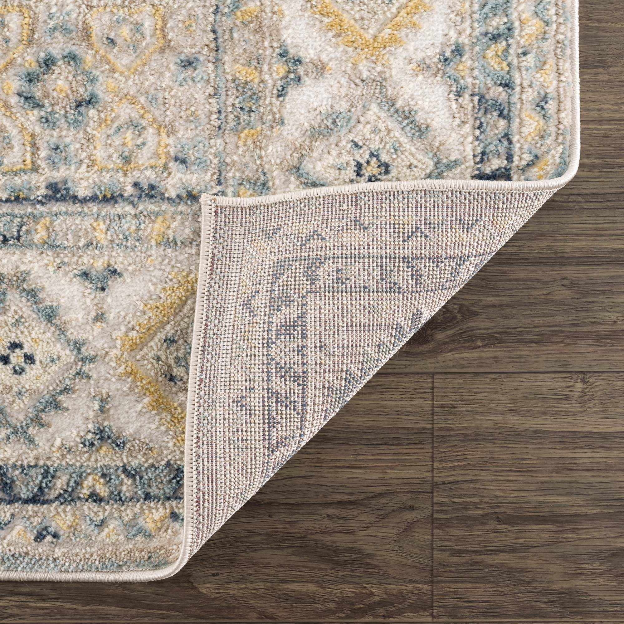 Brend Blue Medallion Area Rug - Clearance by Boutique Rugs