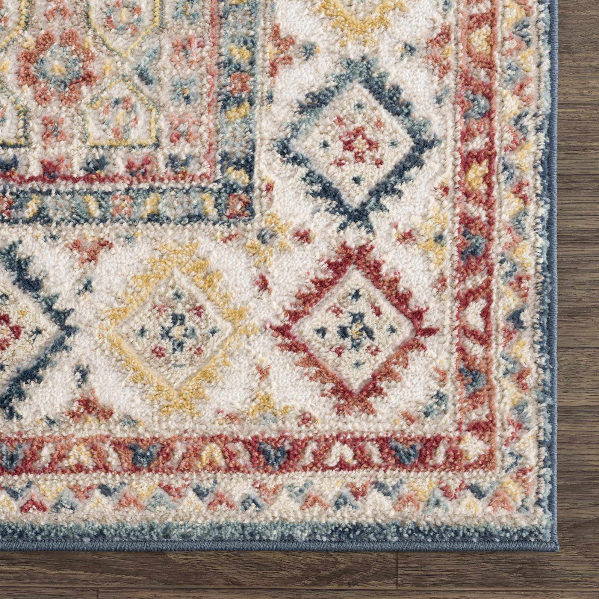 Brend Rust Medallion Area Rug by Hauteloom