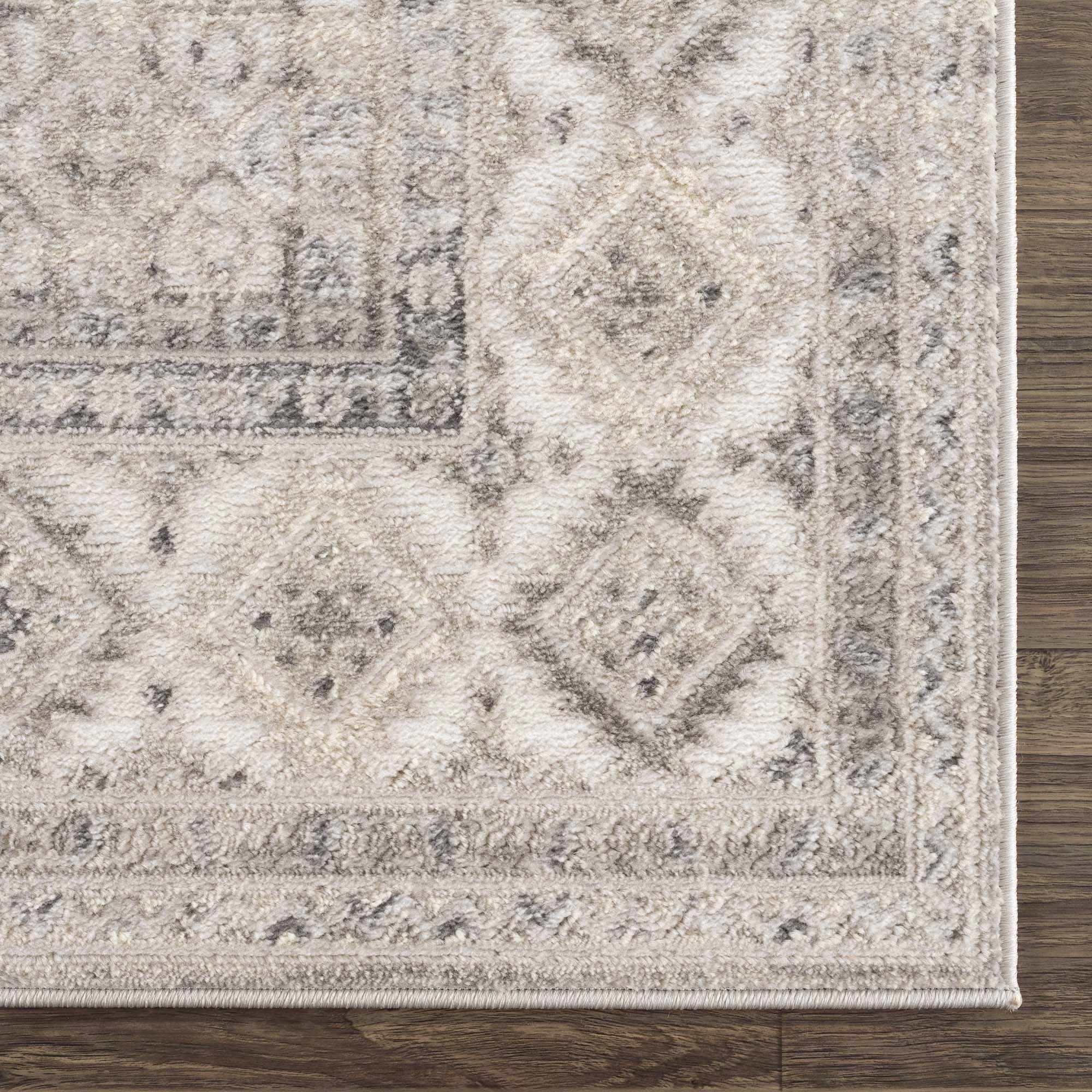 Brend Taupe Medallion Area Rug by Hauteloom