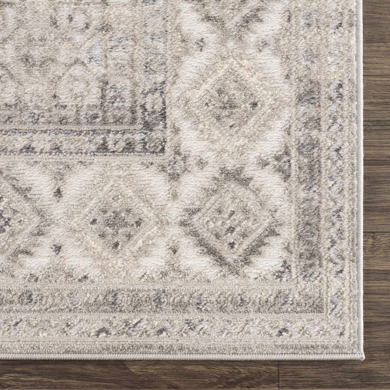 Brend Taupe Medallion Area Rug by Hauteloom