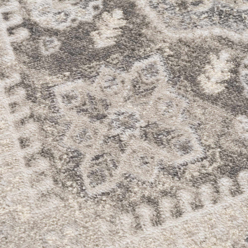 Brend Taupe Medallion Area Rug by Hauteloom