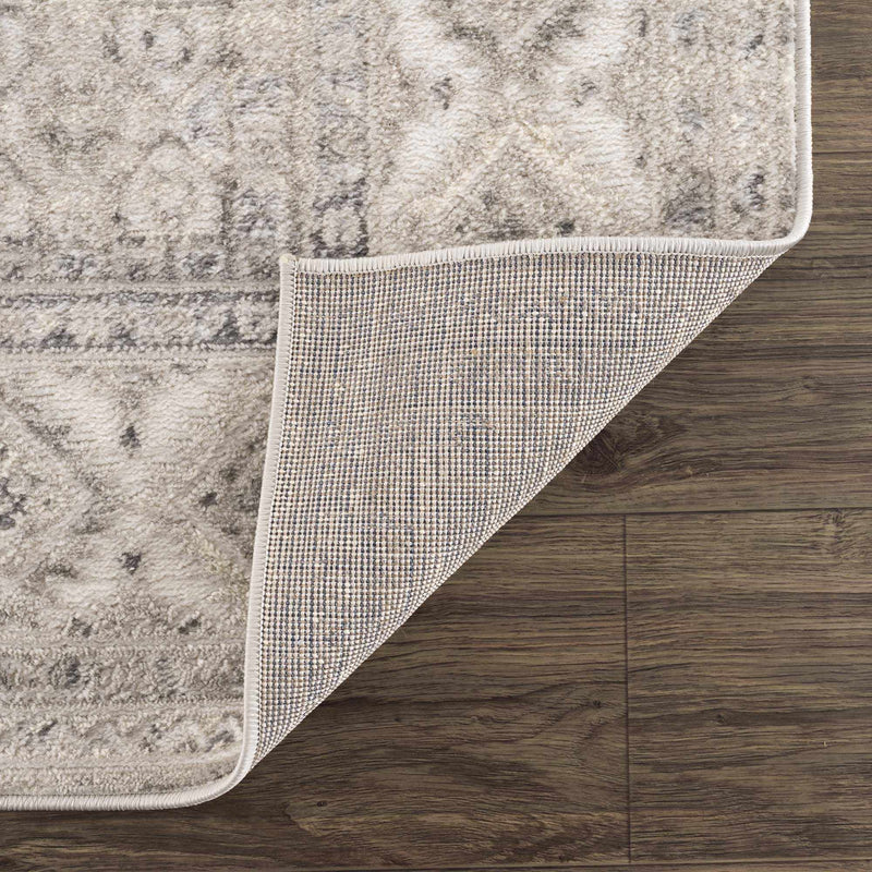 Brend Taupe Medallion Area Rug by Hauteloom