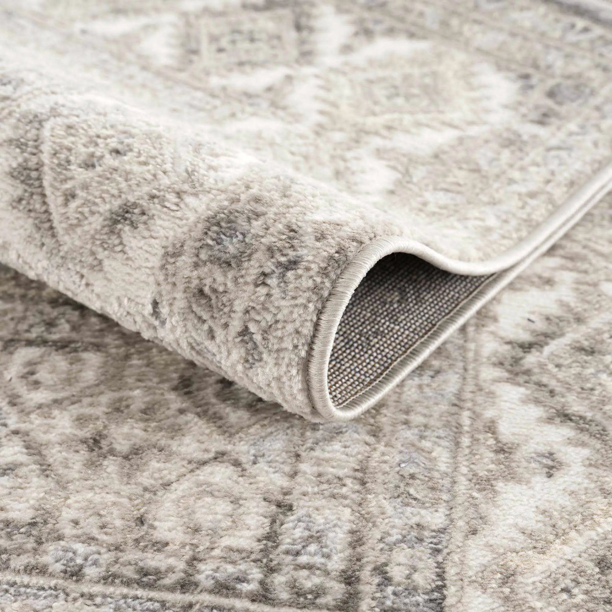 Brend Taupe Medallion Area Rug, photo 6 of 14
