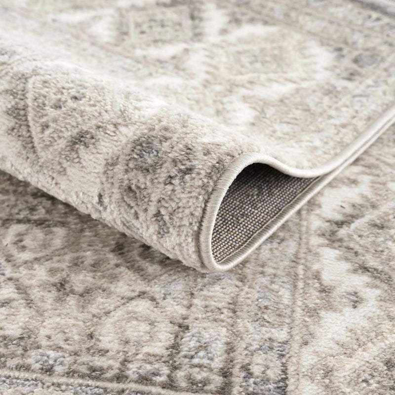 Brend Taupe Medallion Area Rug by Hauteloom