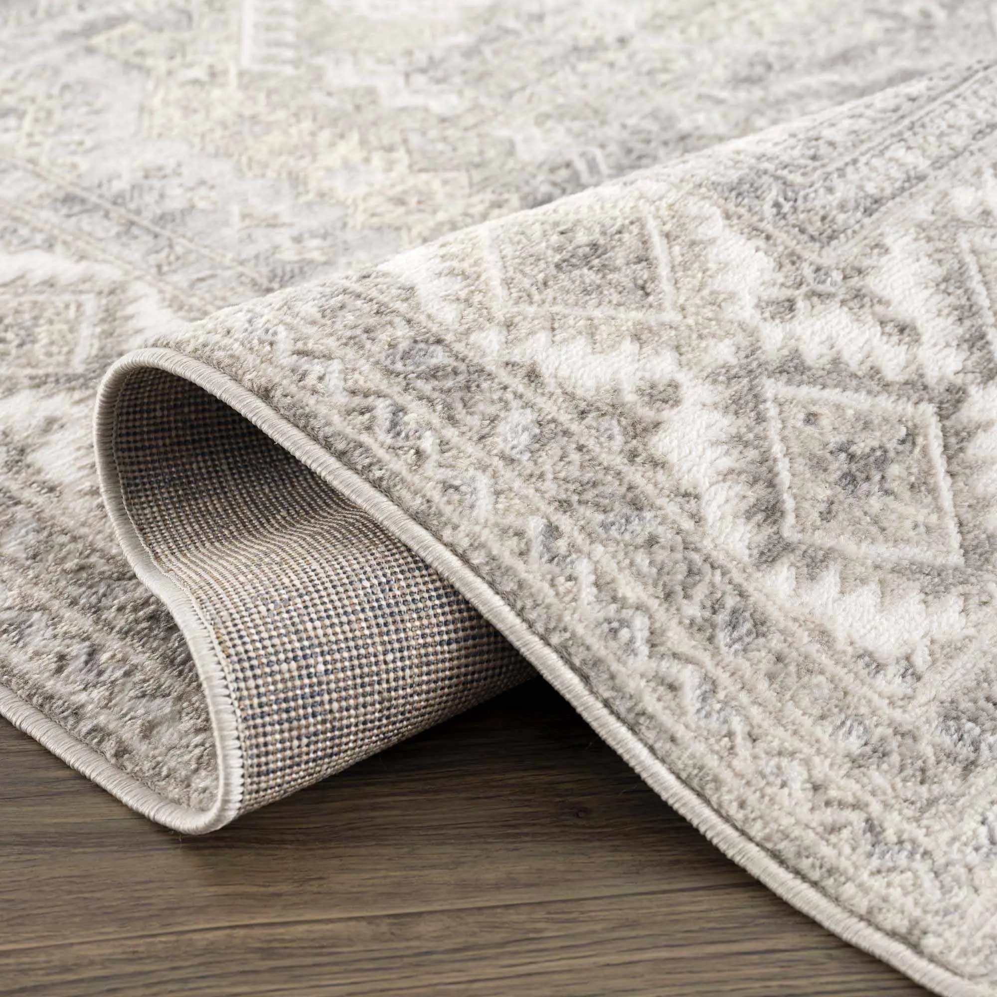 Brend Taupe Medallion Area Rug - Clearance by Boutique Rugs
