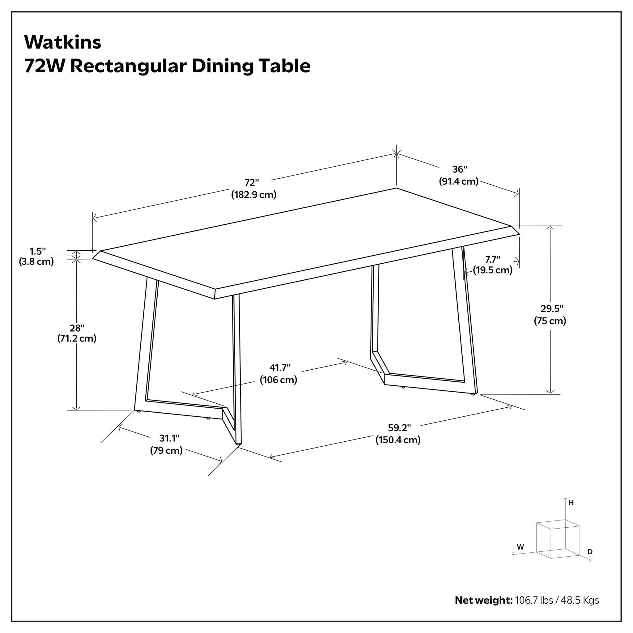 Watkins - Sturdy Dining Table by Unique Piece Furniture